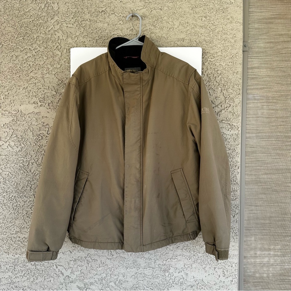 Vintage 90s Pacific Trail Outdoor Wear Men’s Jacket Size Large Brown Fleece Line